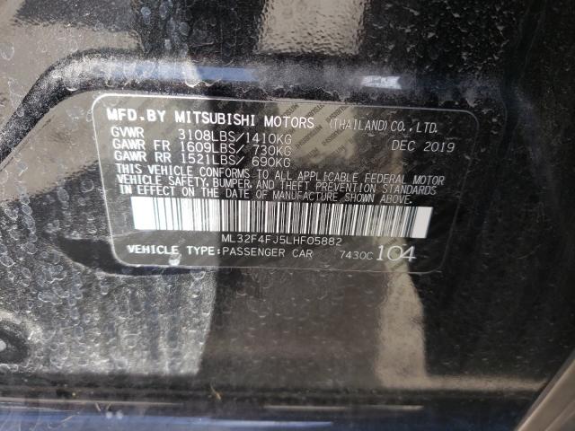 Photo 9 VIN: ML32F4FJ5LHF05882 - MITSUBISHI MIRAGE G4 