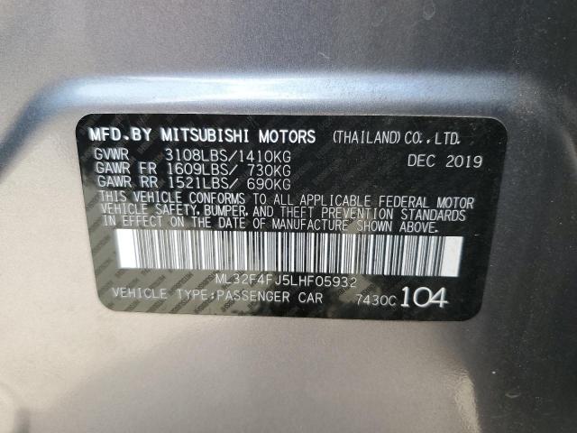 Photo 11 VIN: ML32F4FJ5LHF05932 - MITSUBISHI MIRAGE G4 