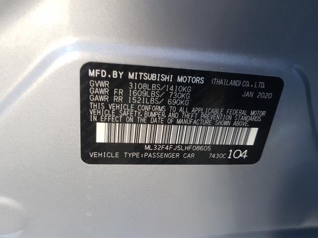 Photo 9 VIN: ML32F4FJ5LHF08605 - MITSUBISHI MIRAGE G4 