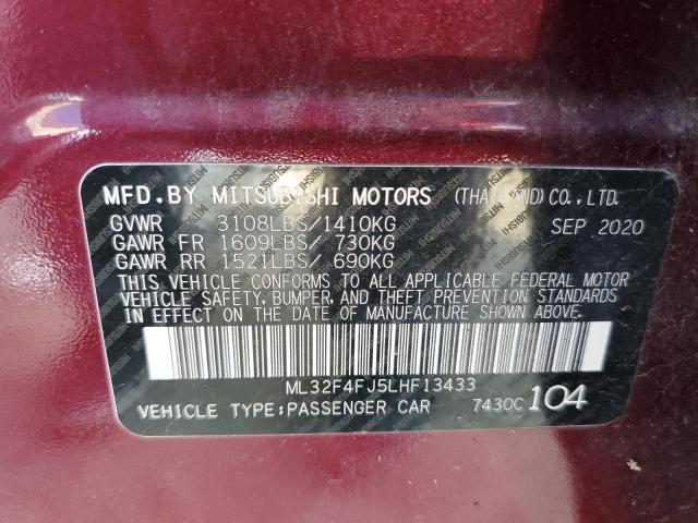 Photo 11 VIN: ML32F4FJ5LHF13433 - MITSUBISHI MIRAGE G4 