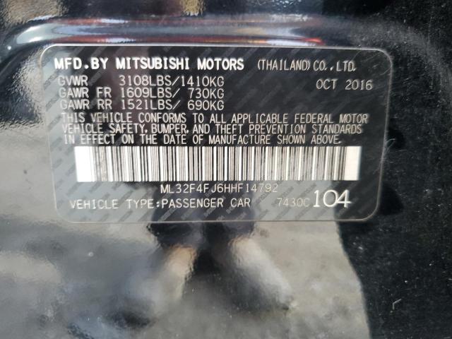 Photo 12 VIN: ML32F4FJ6HHF14792 - MITSUBISHI MIRAGE G4 