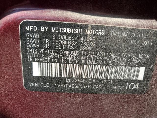 Photo 9 VIN: ML32F4FJ6HHF16901 - MITSUBISHI MIRAGE G4 