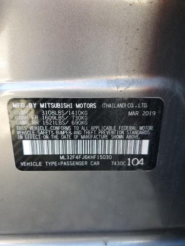 Photo 11 VIN: ML32F4FJ6KHF15030 - MITSUBISHI MIRAGE G4 