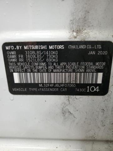 Photo 11 VIN: ML32F4FJ6LHF07060 - MITSUBISHI MIRAGE G4 