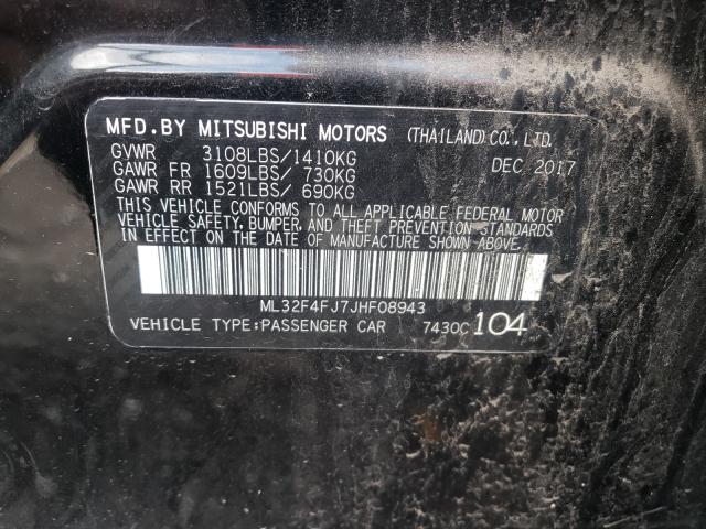 Photo 9 VIN: ML32F4FJ7JHF08943 - MITSUBISHI MIRAGE G4 