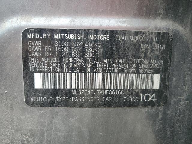 Photo 12 VIN: ML32F4FJ7KHF06160 - MITSUBISHI MIRAGE G4 