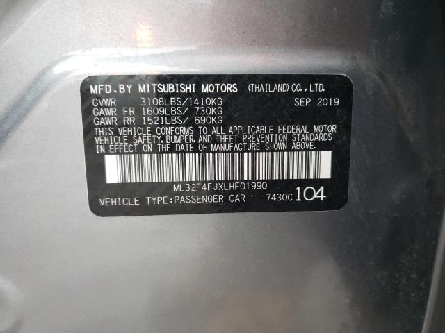 Photo 11 VIN: ML32F4FJXLHF01990 - MITSUBISHI MIRAGE G4 