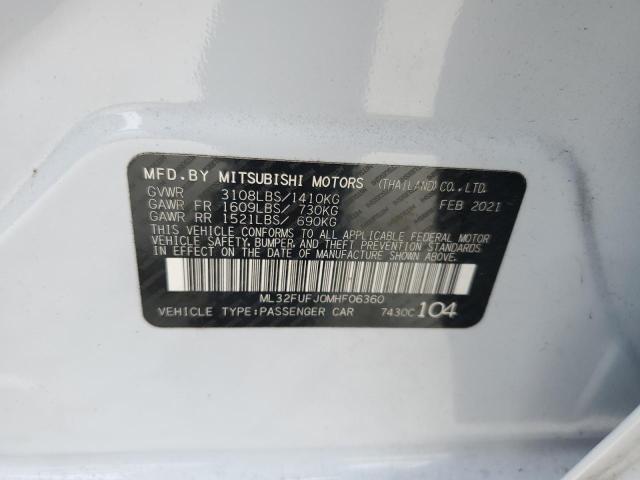 Photo 12 VIN: ML32FUFJ0MHF06360 - MITSUBISHI MIRAGE G4 