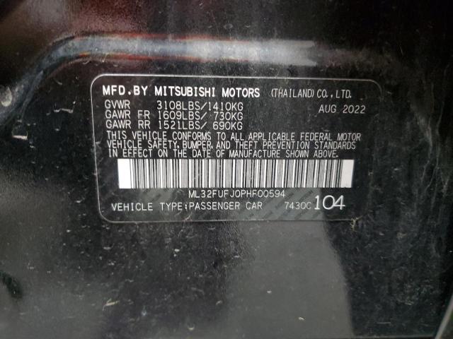 Photo 11 VIN: ML32FUFJ0PHF00594 - MITSUBISHI MIRAGE G4 