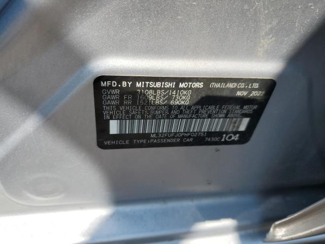 Photo 12 VIN: ML32FUFJ0PHF02751 - MITSUBISHI MIRAGE 