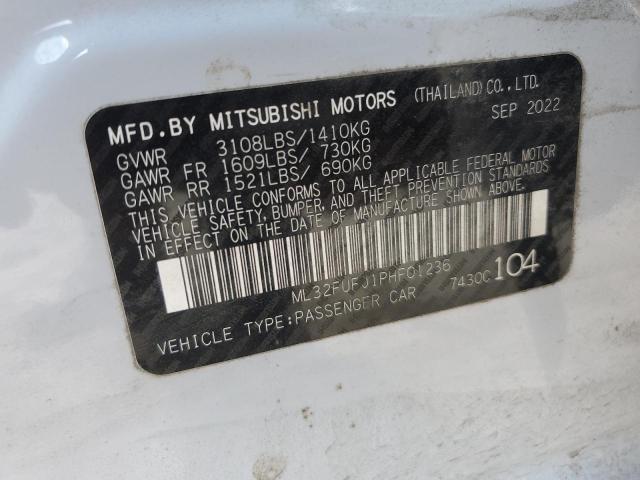 Photo 11 VIN: ML32FUFJ1PHF01236 - MITSUBISHI MIRAGE 