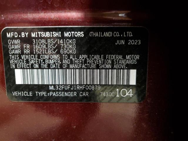 Photo 11 VIN: ML32FUFJ1RHF00879 - MITSUBISHI MIRAGE G4 