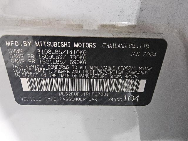 Photo 12 VIN: ML32FUFJ1RHF07881 - MITSUBISHI MIRAGE G4 