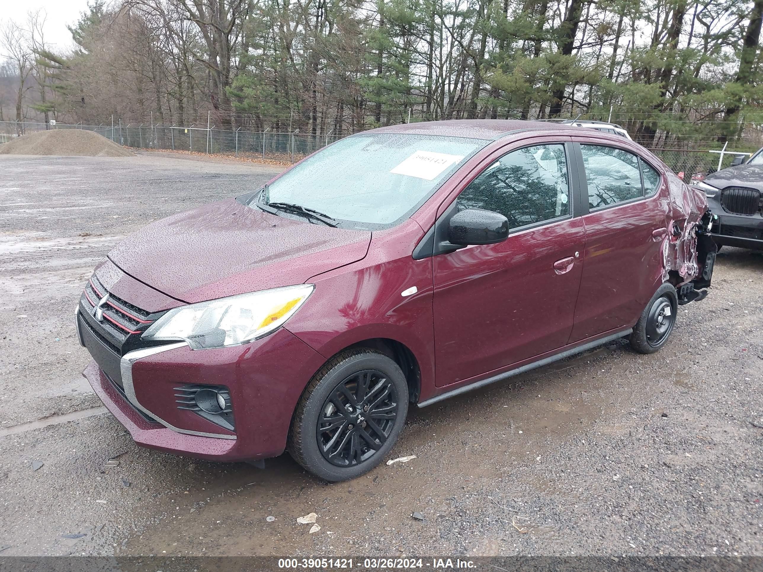 Photo 1 VIN: ML32FUFJ2NHF08113 - MITSUBISHI MIRAGE 