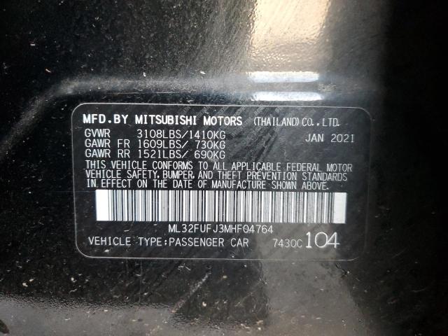 Photo 12 VIN: ML32FUFJ3MHF04764 - MITSUBISHI MIRAGE 