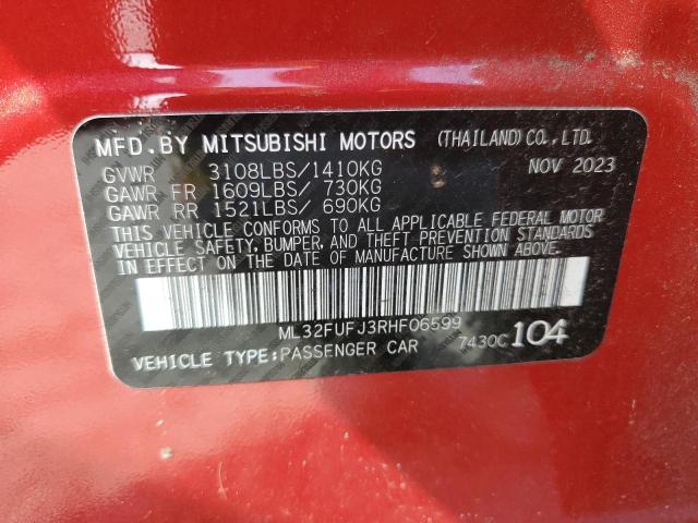 Photo 11 VIN: ML32FUFJ3RHF06599 - MITSUBISHI MIRAGE G4 