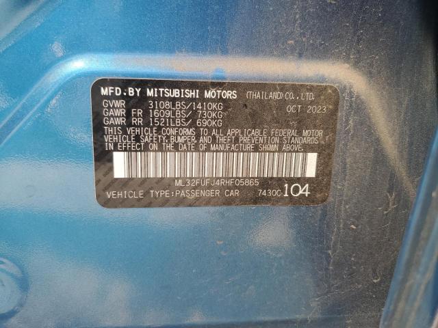 Photo 11 VIN: ML32FUFJ4RHF05865 - MITSUBISHI MIRAGE G4 