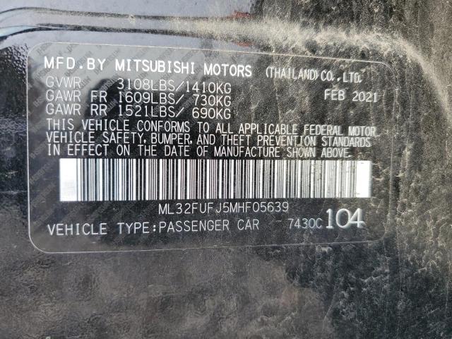 Photo 11 VIN: ML32FUFJ5MHF05639 - MITSUBISHI MIRAGE G4 