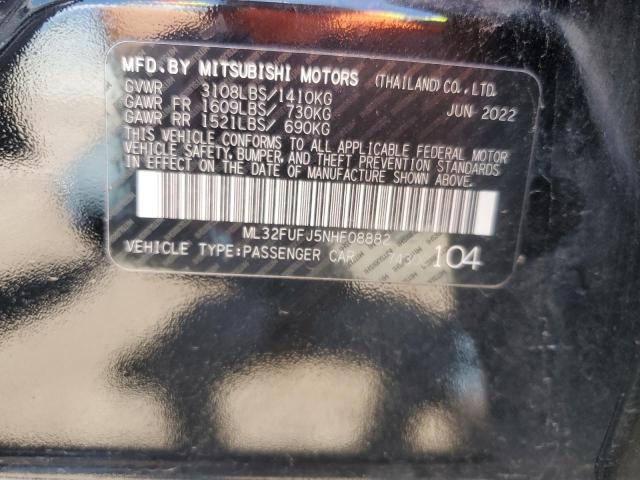 Photo 12 VIN: ML32FUFJ5NHF08882 - MITSUBISHI MIRAGE G4 