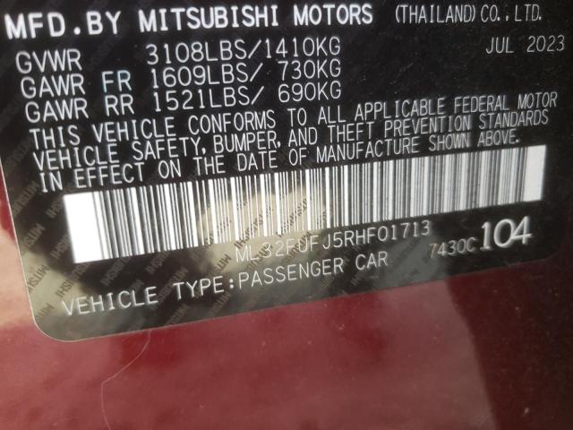 Photo 11 VIN: ML32FUFJ5RHF01713 - MITSUBISHI MIRAGE G4 