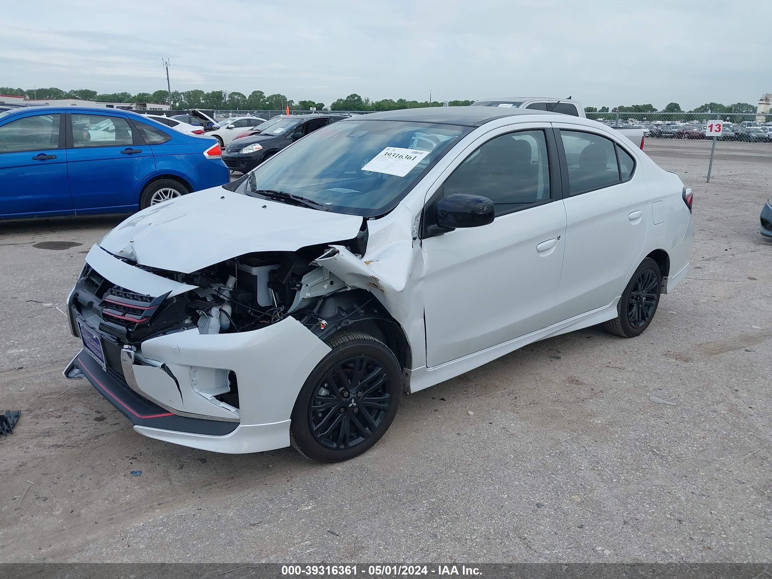 Photo 1 VIN: ML32FUFJ5RHF07317 - MITSUBISHI MIRAGE 