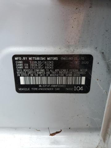 Photo 11 VIN: ML32FUFJ6MHF03401 - MITSUBISHI MIRAGE 