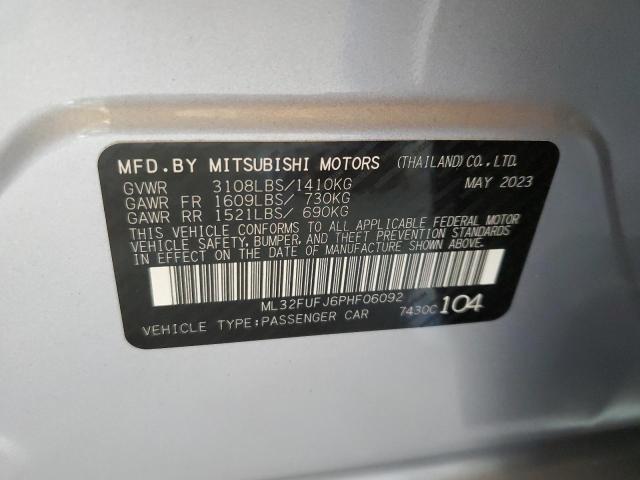 Photo 11 VIN: ML32FUFJ6PHF06092 - MITSUBISHI MIRAGE 