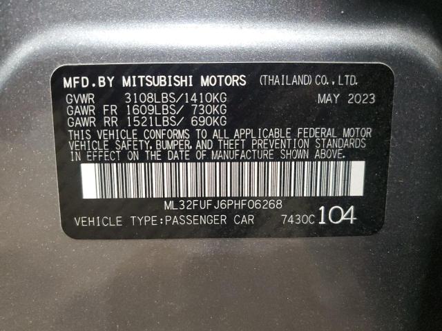 Photo 11 VIN: ML32FUFJ6PHF06268 - MITSUBISHI MIRAGE G4 