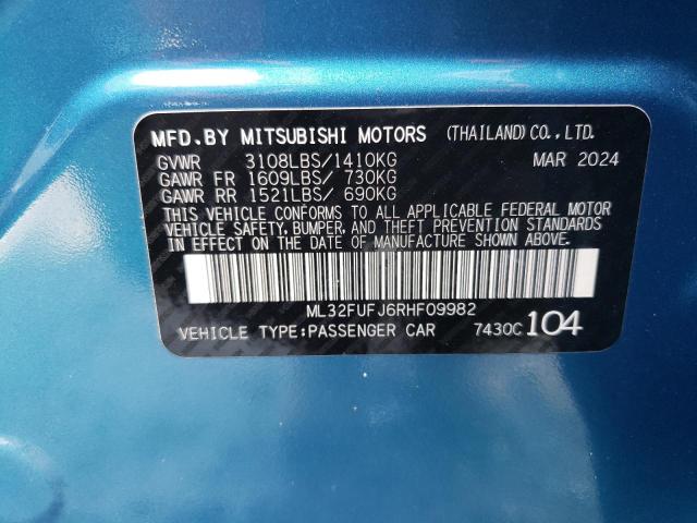 Photo 11 VIN: ML32FUFJ6RHF09982 - MITSUBISHI MIRAGE G4 