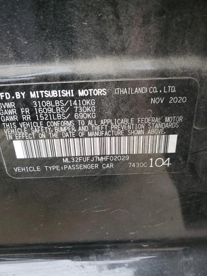 Photo 11 VIN: ML32FUFJ7MHF02029 - MITSUBISHI MIRAGE 