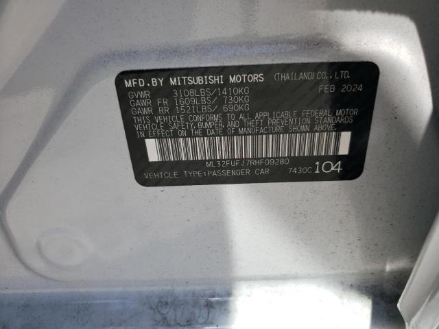 Photo 11 VIN: ML32FUFJ7RHF09280 - MITSUBISHI MIRAGE G4 