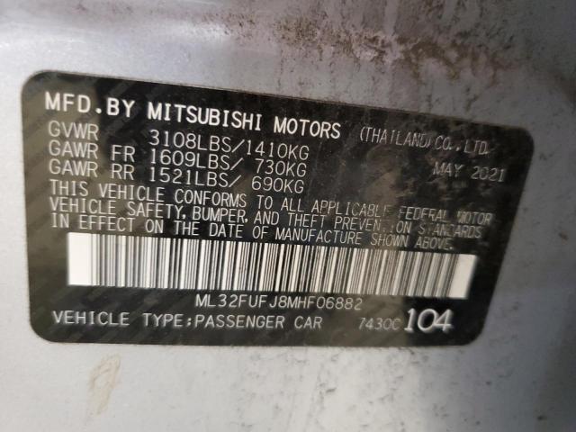 Photo 11 VIN: ML32FUFJ8MHF06882 - MITSUBISHI MIRAGE 