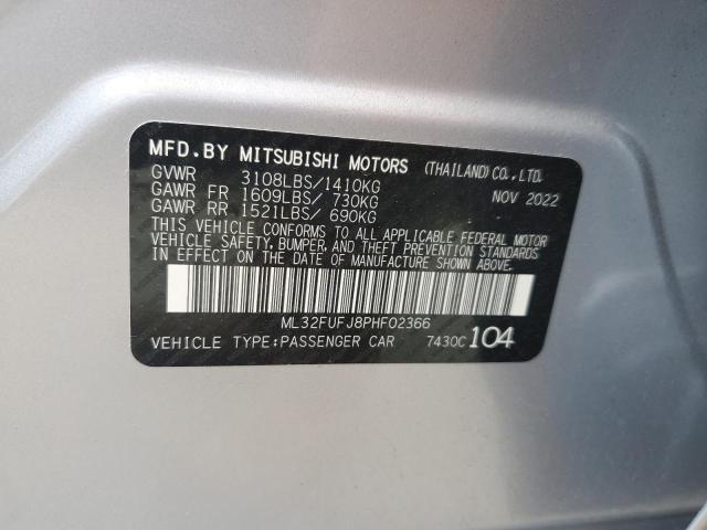 Photo 11 VIN: ML32FUFJ8PHF02366 - MITSUBISHI MIRAGE G4 