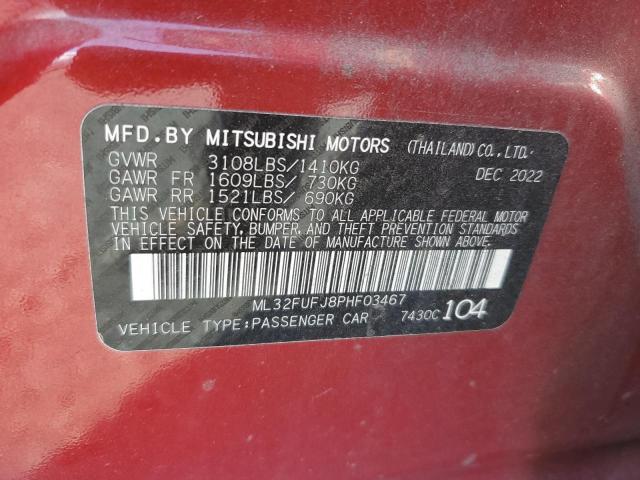 Photo 11 VIN: ML32FUFJ8PHF03467 - MITSUBISHI MIRAGE G4 