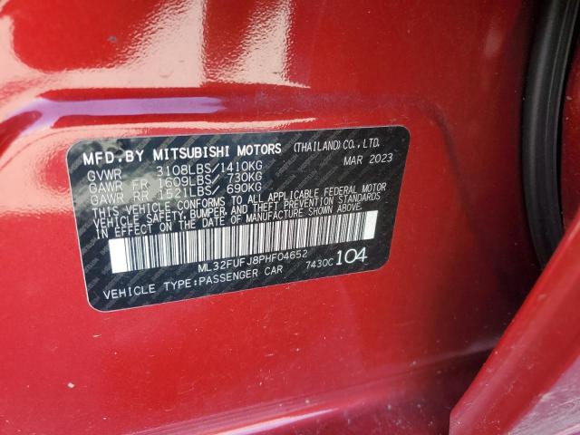 Photo 11 VIN: ML32FUFJ8PHF04652 - MITSUBISHI MIRAGE 