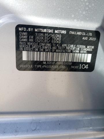 Photo 11 VIN: ML32FUFJ8RHF03200 - MITSUBISHI MIRAGE G4 