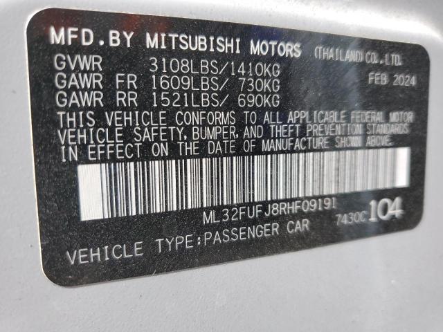 Photo 12 VIN: ML32FUFJ8RHF09191 - MITSUBISHI MIRAGE G4 