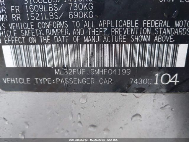 Photo 8 VIN: ML32FUFJ9MHF04199 - MITSUBISHI MIRAGE G4 