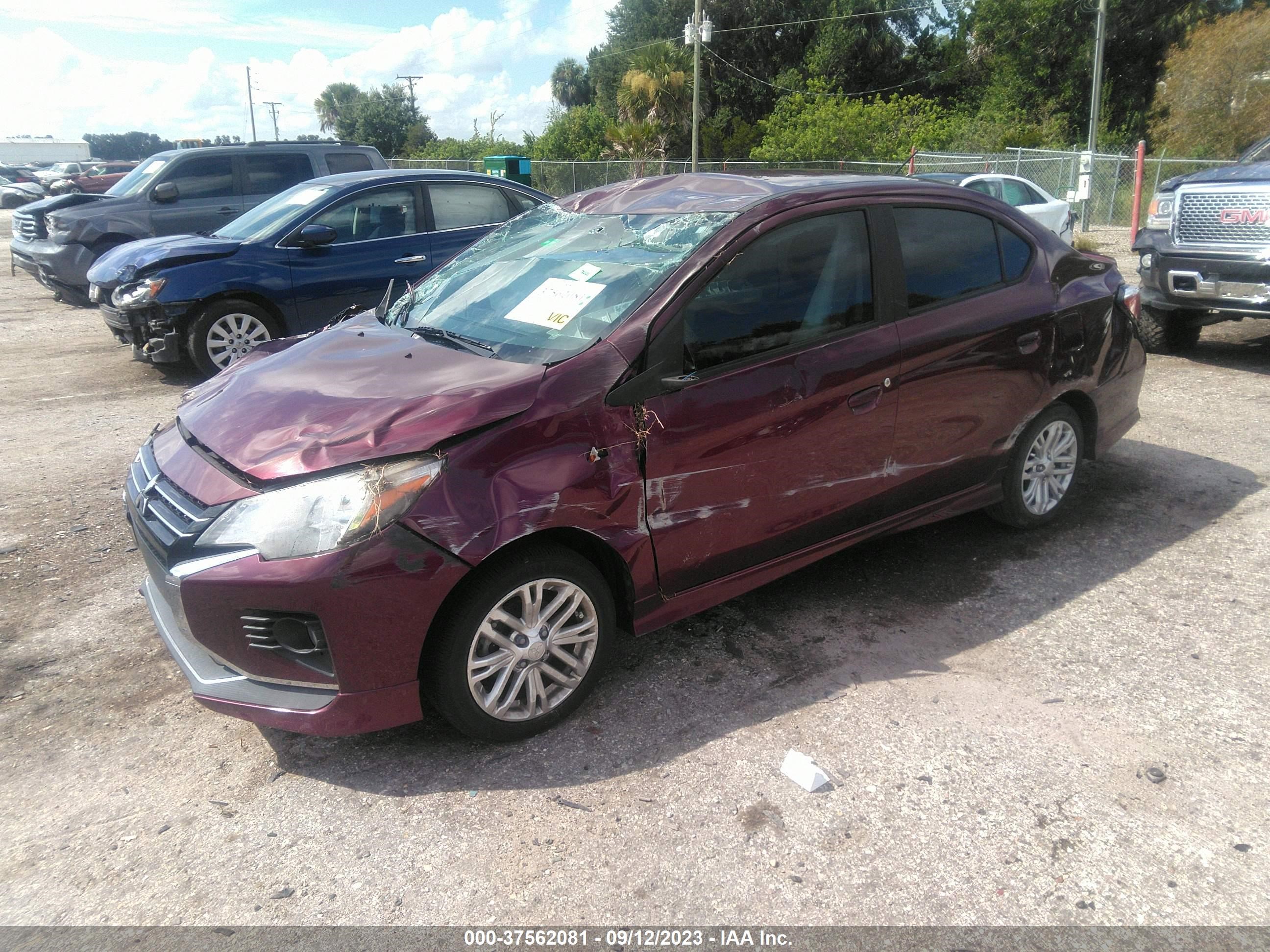 Photo 1 VIN: ML32FUFJ9MHF04980 - MITSUBISHI MIRAGE 