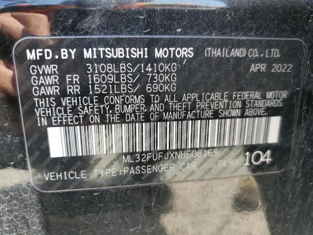 Photo 11 VIN: ML32FUFJXNHF08165 - MITSUBISHI MIRAGE G4 