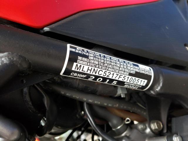 Photo 9 VIN: MLHNC5217F5100511 - HONDA CB300 F 