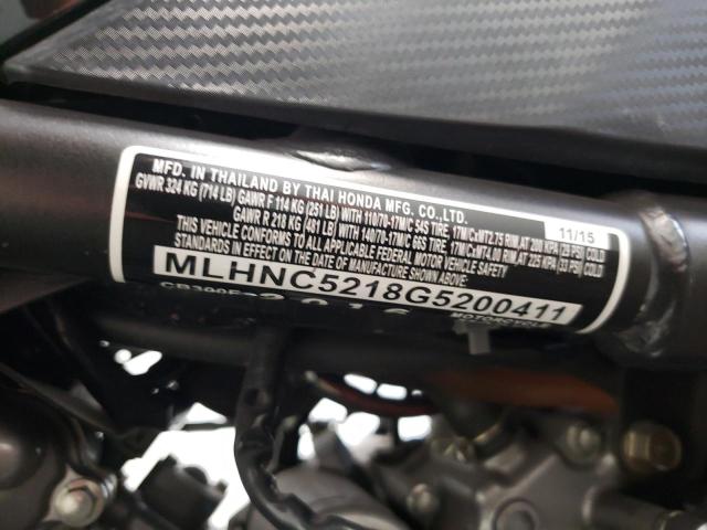 Photo 9 VIN: MLHNC5218G5200411 - HONDA CB300 F 