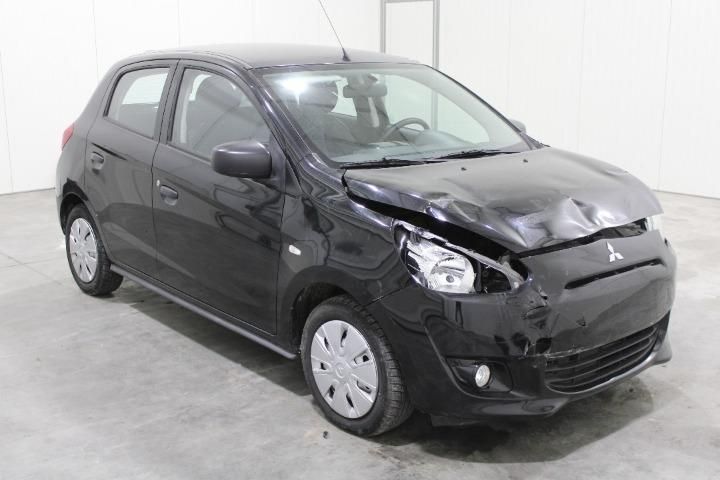 Photo 2 VIN: MMCXNA05ADH025743 - MITSUBISHI MIRAGE HATCHBACK 