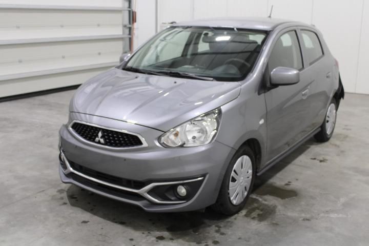 Photo 1 VIN: MMCXNA05AJH001593 - MITSUBISHI MIRAGE HATCHBACK 