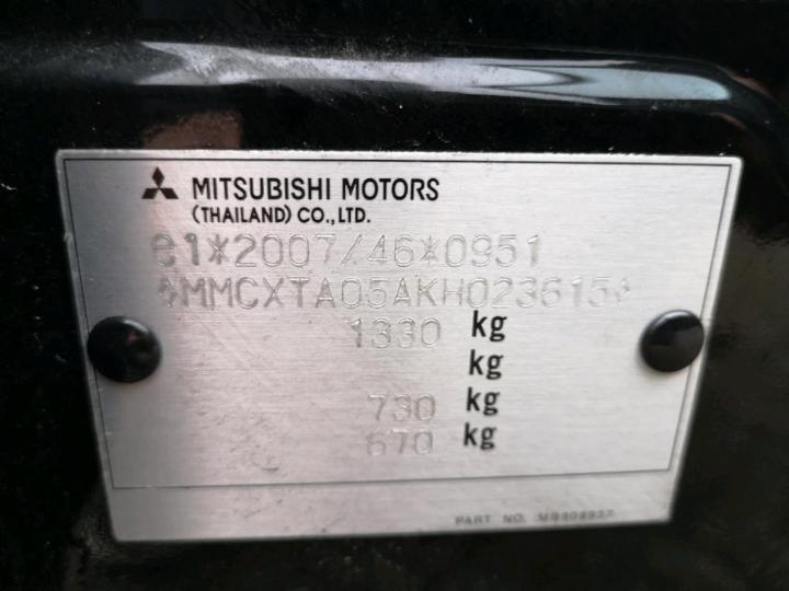 Photo 11 VIN: MMCXTA05AKH023615 - MITSUBISHI SPACE STAR 