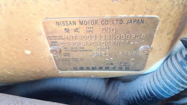 Photo 3 VIN: MNTBD03S386000358 - NISSAN NAVARA 