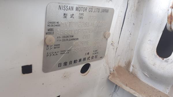 Photo 3 VIN: MNTDD22S1A6000919 - NISSAN PICKUP 