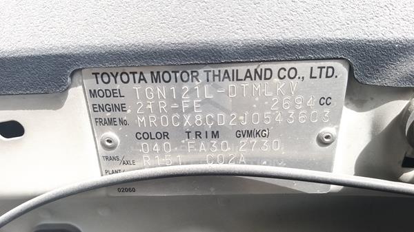 Photo 3 VIN: MR0CX8CD2J0543603 - TOYOTA HILUX 