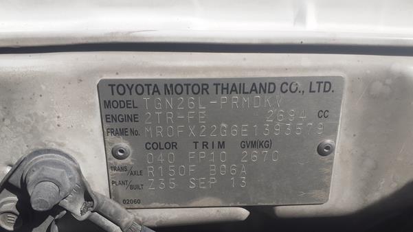 Photo 19 VIN: MR0FX22G6E1393579 - TOYOTA HILUX 