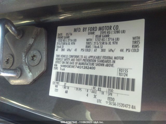 Photo 8 VIN: NM0GE9E74G1282400 - FORD TRANSIT CONNECT 